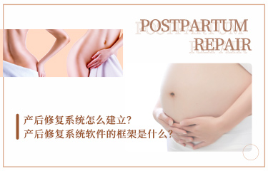 產后恢復系統怎么建立？產后恢復系統軟件的框架是什么？